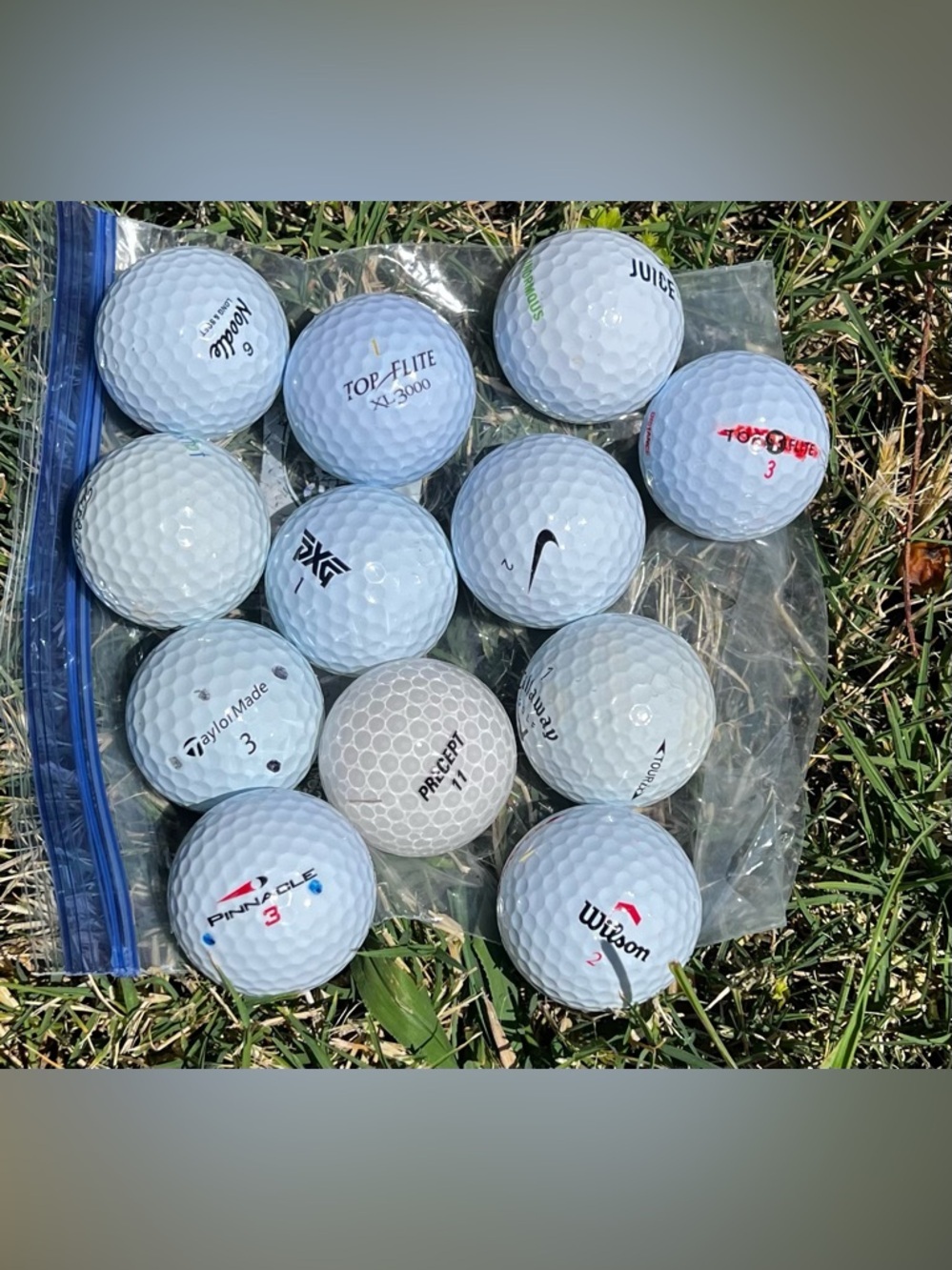 Mix of different brands Golf Balls - Mixed Logos Practice Pack